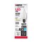 6Pk - Satco 4w CA10 LED 3000K Medium Base Frosted Dimmable - 40w equiv